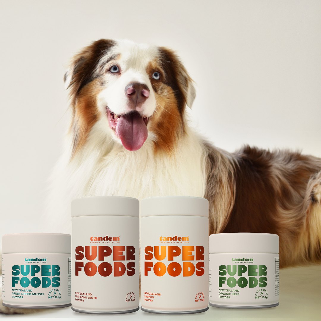 Real New Zealand super foods for your dog's bowl.